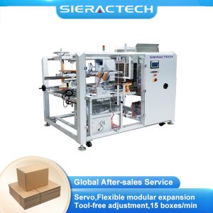 Macaroni Boxes Automatic Case Erector Machine High Speed