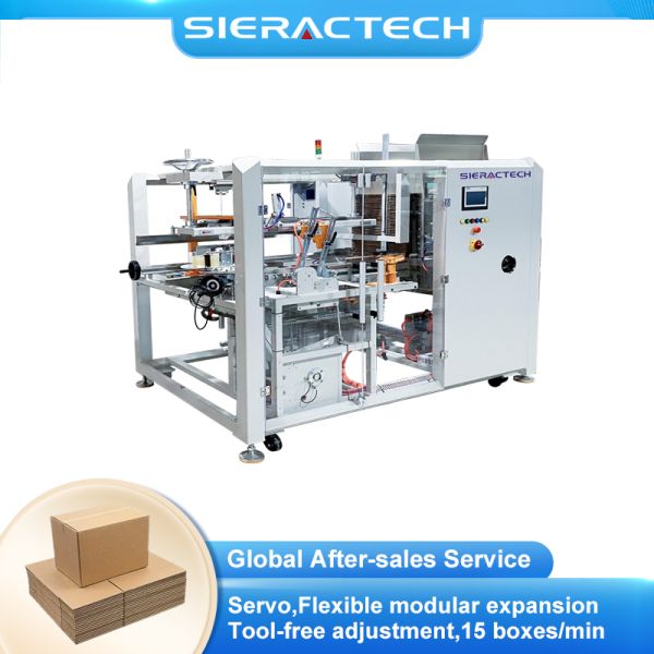 Macaroni Boxes Automatic Case Erector Machine High Speed