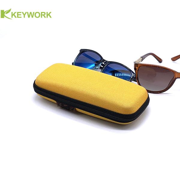 Chinese Factory wholesale custom EVA Eyewear Case Sports Sunglasses Bag Zipper handle
