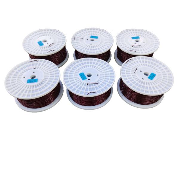 0.1mm - 2.20mm Enameled Copper Winding Wire Overcoat Polyamide Non Weldable