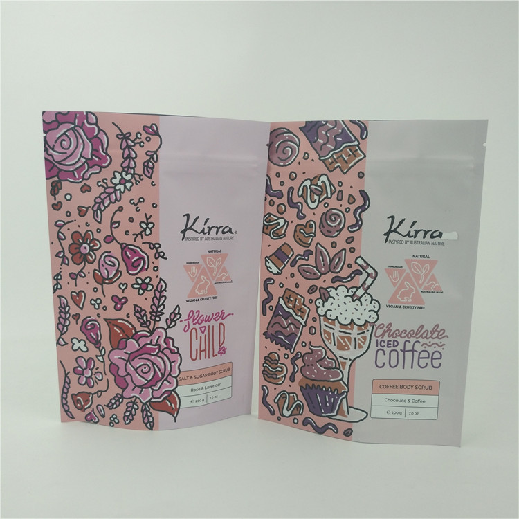 тело шоколада Mocha MOPP VMPET сумки 10C CMYK косметическое упаковывая Scrub