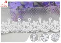 la maille d'Africain de 3CM a brodé l'équilibre nuptiale de dentelle/de dentelle mariage de nylon ou de polyester