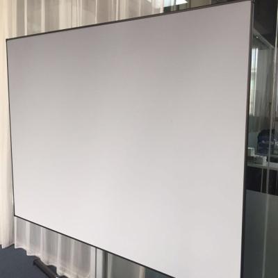 HDM1 Retractable Movie Auditorium Projector Screen Nano Aluminum Alloy HD