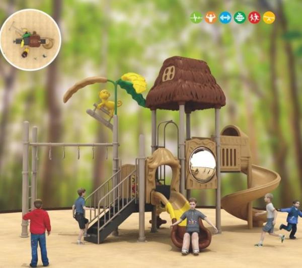 forest theme kids garden play gym outdoor toddler play set for primary school