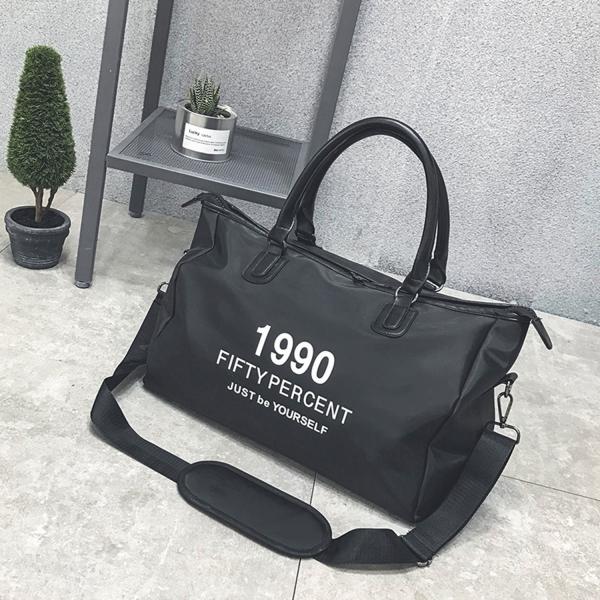 Printed handbags, luggage bags, large-capacity men's and women's travel bags, fashion sports fitness bags