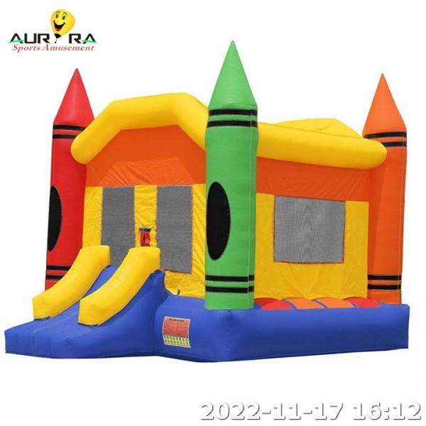 Bounce House Inflatable Slide For In Ground Pool Moon Houses Blower Mini
