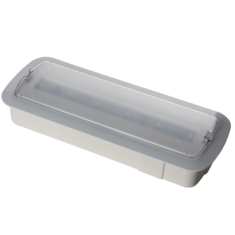 3 Hours Battery Rechargeable Emergency LED Light Self Testing L116M-C1
