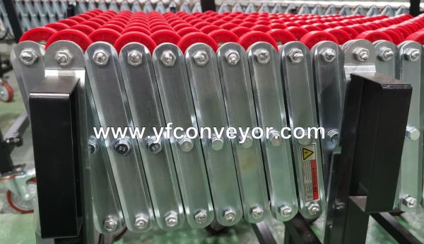 Conveyor Gravity Skate Wheel Conveyor ABS Wheels Telescopic Conveyor