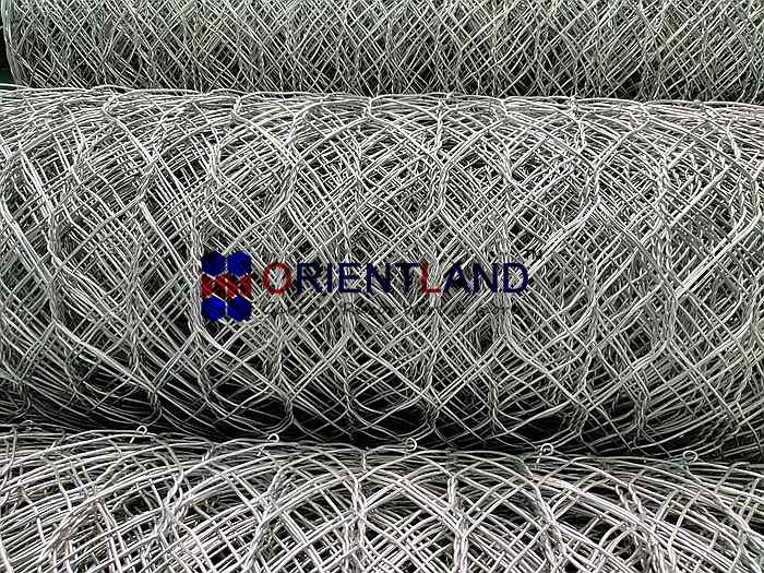 длина диаметра 25m 2.7mm корзины провода Gabion сетки 8 x 10cm