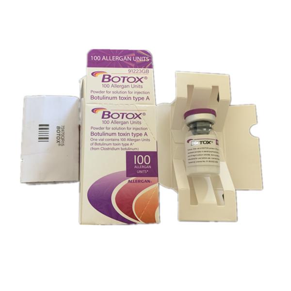 Injeção branca de Allergan 100iu Botox para a toxina Botulinum facial