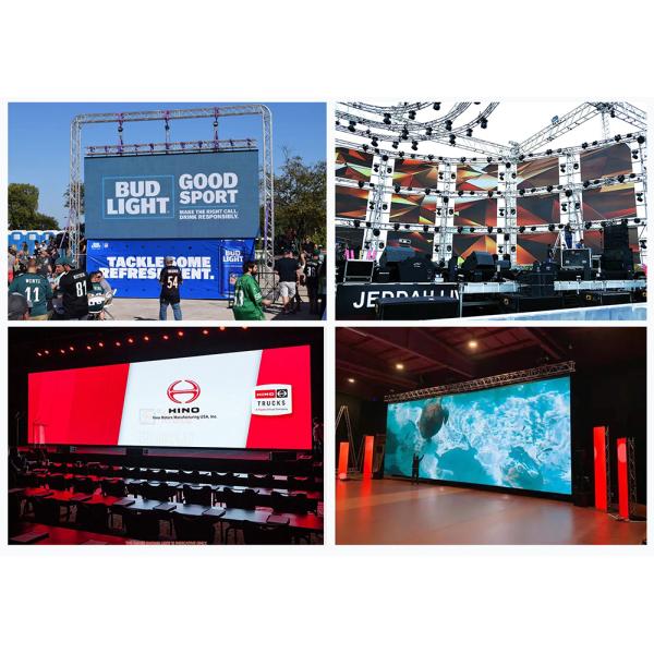 la pantalla llevada al aire libre 2 alquiler de la garantía P1.95 P2.5 del año llevó la pantalla de visualización para la exhibición llevada de alquiler al aire libre de la etapa