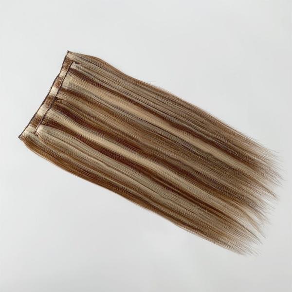 Straight 18 Inch and 20inch Raw Indian Hair Clip in Hair Extension Style Straight