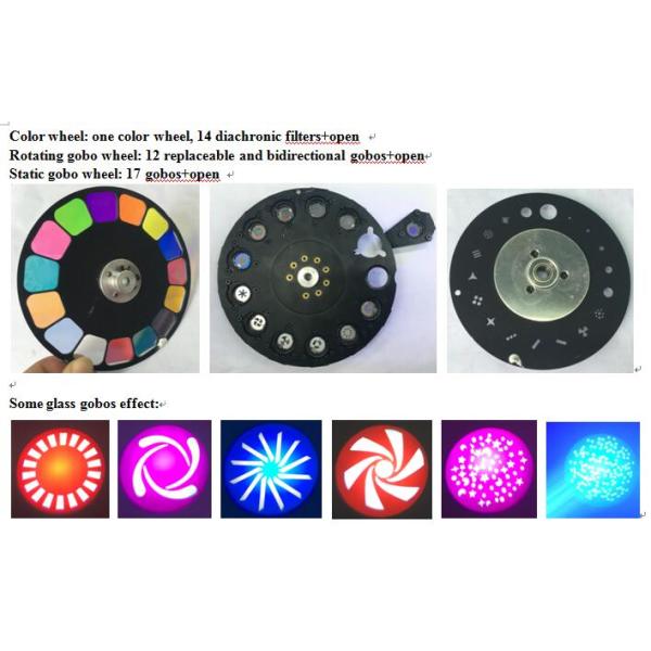 High Brightness Moving Head Stage Light / Moving LED Stage Lights For Large Concert