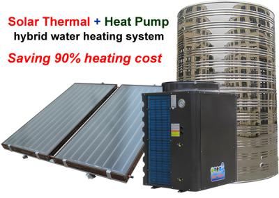 220 / 380 V Hybrid Water Heater , Air Heat Pump Water Heater 4.0 Cop