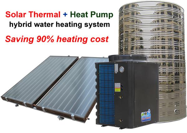 220 / 380 V Hybrid Water Heater , Air Heat Pump Water Heater 4.0 Cop