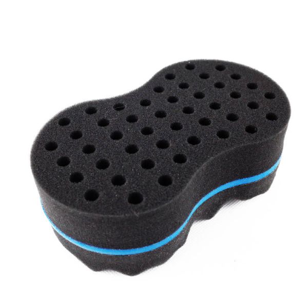 8 Shape Hair Sponge Twist Small 9mm Hole Curl Sponge Brush PU+EVA