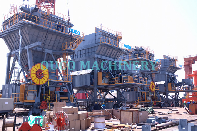 Клинкер OUCO 40CBM Discharging хоппер Eco порта черни