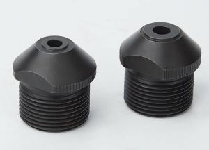 Multiscene SKD61 Auto Turned Parts Knurled Nuts Black Oxide Finish