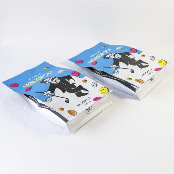 Reusable Eight Sided Sealing Bags For Sporting Goods Packaging With Recyclable Materials Bulk Orders Discounts.