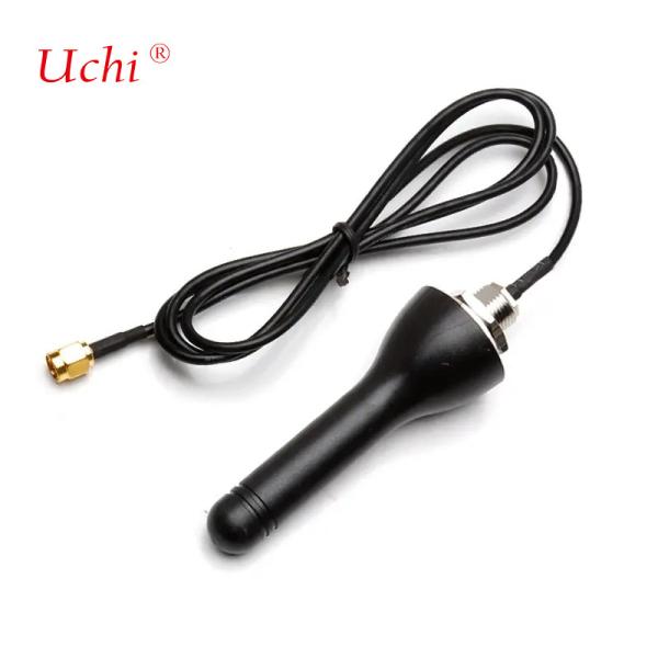80mm 2.4GHz External Waterproof ABS Rubber Duck WiFi Antenna For SMA Vertical Polarization