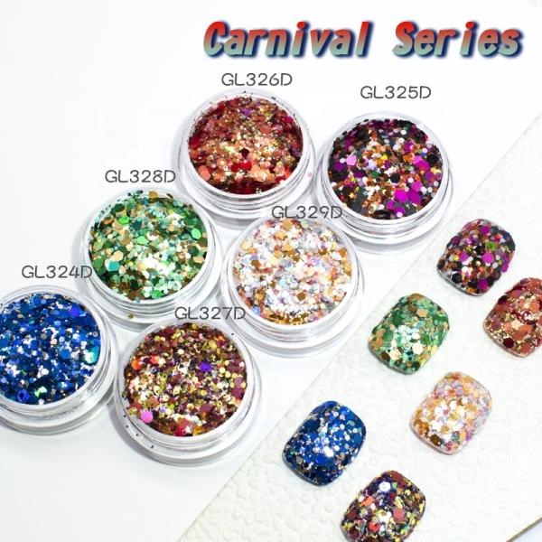Bulk Polyester Holographic Polyester Glitter Powder Loose Sequin For Tumbler