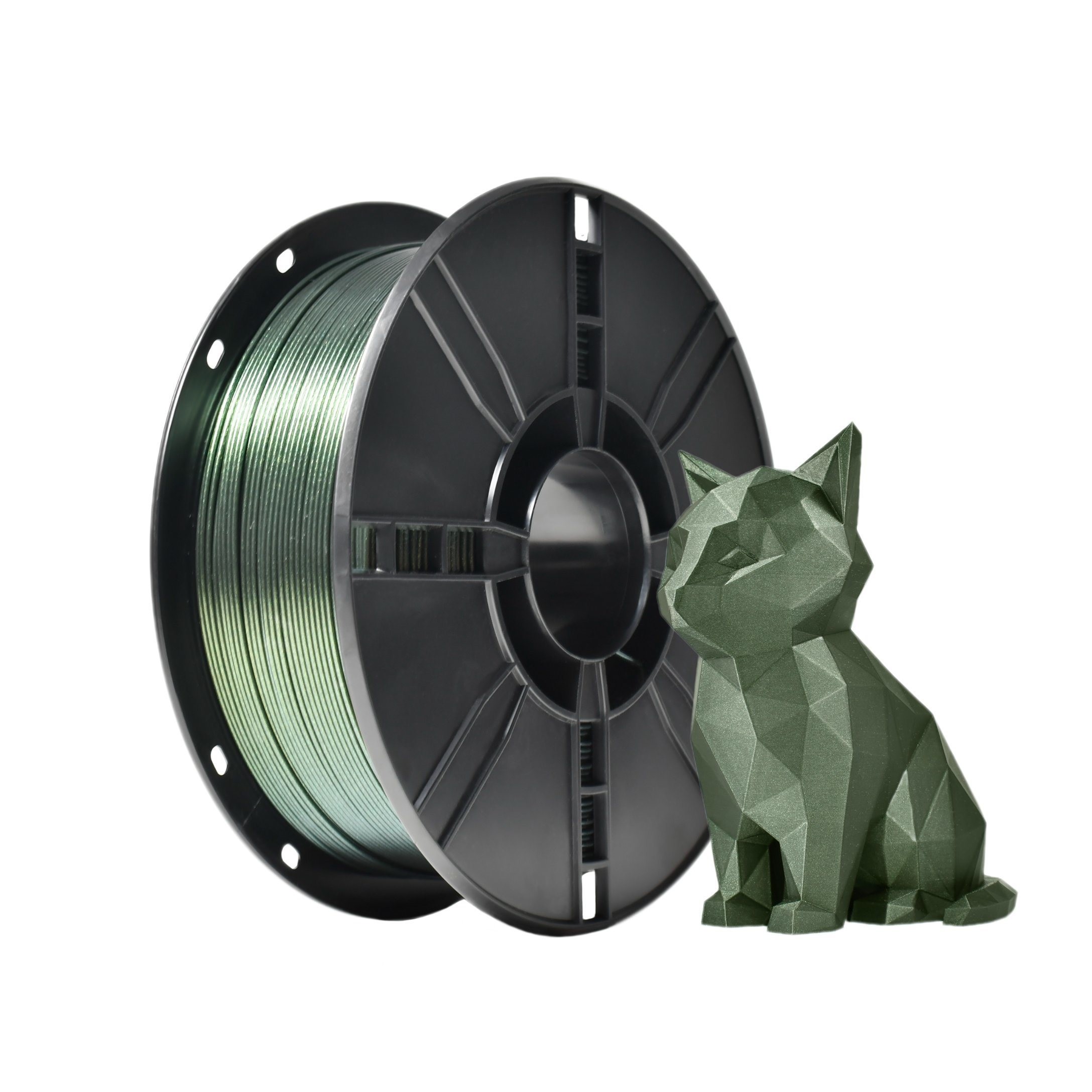 Зелёное золото Улучшенная прочность PLA цветопеременная 3D нить