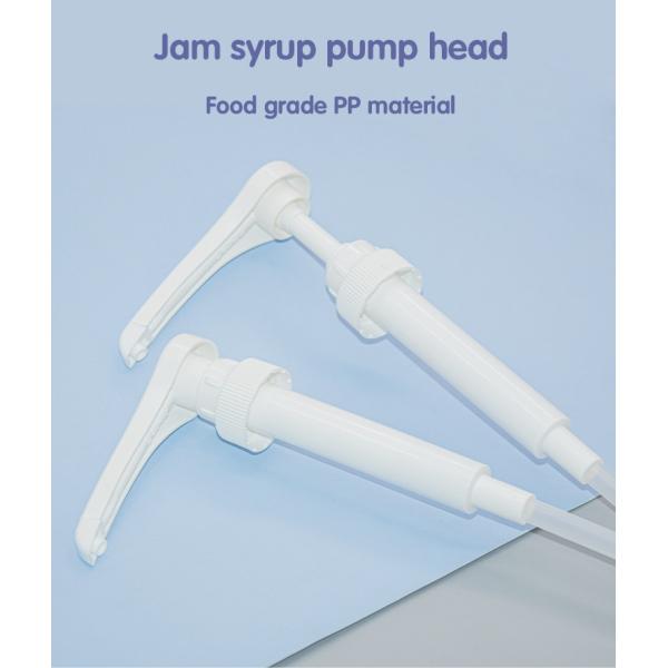28-400 Closure Narrow Head Syrup Pump Dispenser 5ml 8ml 10ml dosage Food grade Plastic Sauce Pump