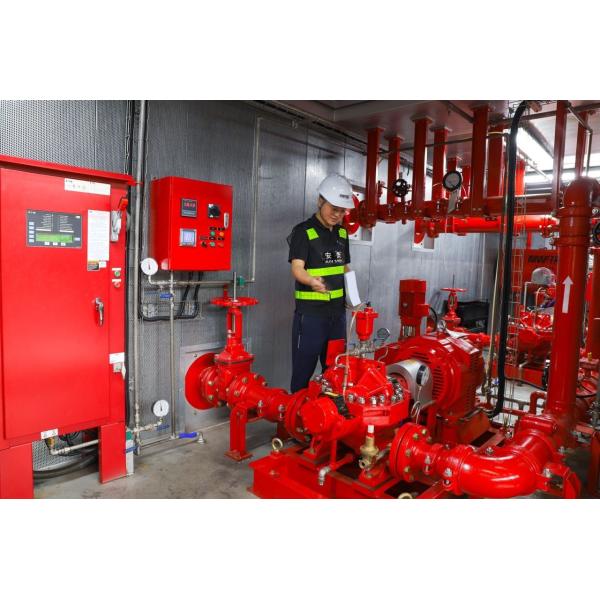 NFPA20 Standard Diesel Engine Driven Fire Water Pump For Residential / Industrial