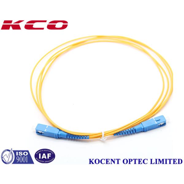 SM 9/125 Fiber Optic Patch Cord with 2.0mm Diameter and 2.0m Length for High-Speed Data Transmission