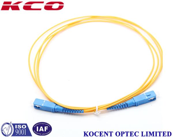 PVC LSZH Fiber Optic Cable Patch Cord SM SX SC UPC 2.0mm 3.0mm 1.8mm