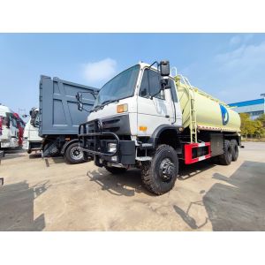 Camión cisterna de 6x6 ruedas motrices Camión cisterna de 6x6 transmisión manual Camión cisterna de fábrica Venta directa Vehículo multi-combustible Q235 Cisterna de acero al carbono / acero inoxidable 191KW/260HP Potencia del motor