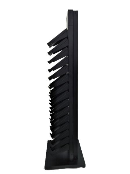 Floorstanding Porcelain Panel Tile Display Stand Tower Holder Stone Sample Display Rack