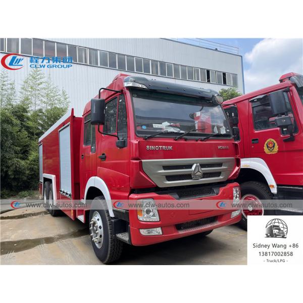SINOTRUK HOMAN 6x4 Emergency Fire Pumper Trucks