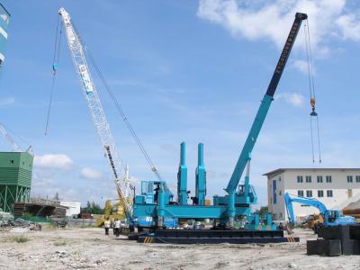 Rotary Hydraulic Piling Machine , Precast Concrete Pile Pressing Machines