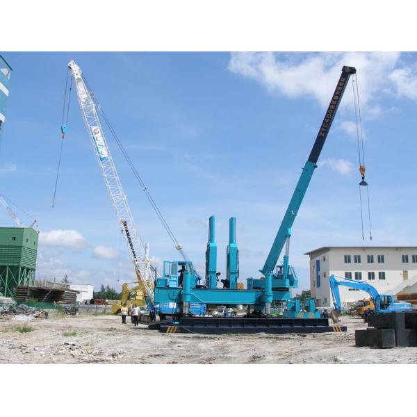 Rotary Hydraulic Piling Machine , Precast Concrete Pile Pressing Machines