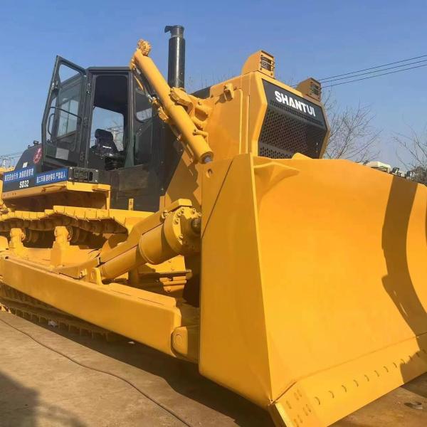 High Performance Old Bulldozer Shantui SD32 Used Machinery 258kw with10m3 bucket