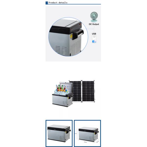 Réfrigérateur solaire mini-réfrigérateur pour voiture de camping batterie alimenté mini-réfrigérateur portable