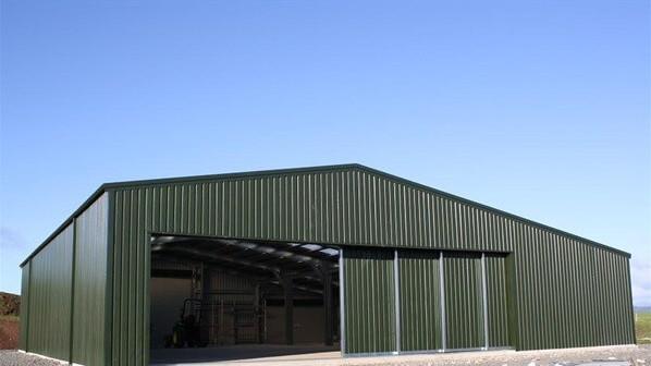 Movable Steel Structure Workshop / Car Garage HDP / Painted Easy Installation