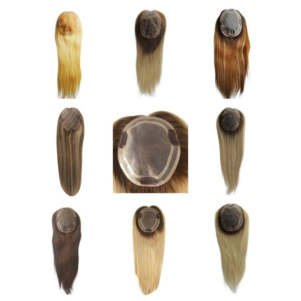 Hair System Mono Toupee for Women Natural Straight Chinese Cuticle Remy Hair Topper