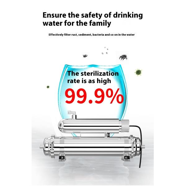 Kitchen Tap Ultrafiltration UV Water Filters Stainless Steel material 1000L/H
