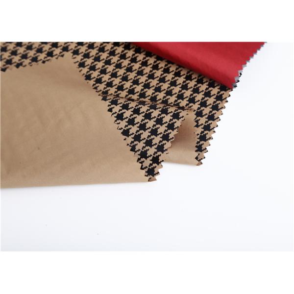 100% Polyester Foil Print Lightweight Water Repellent Fabric Water Repellent Fabric