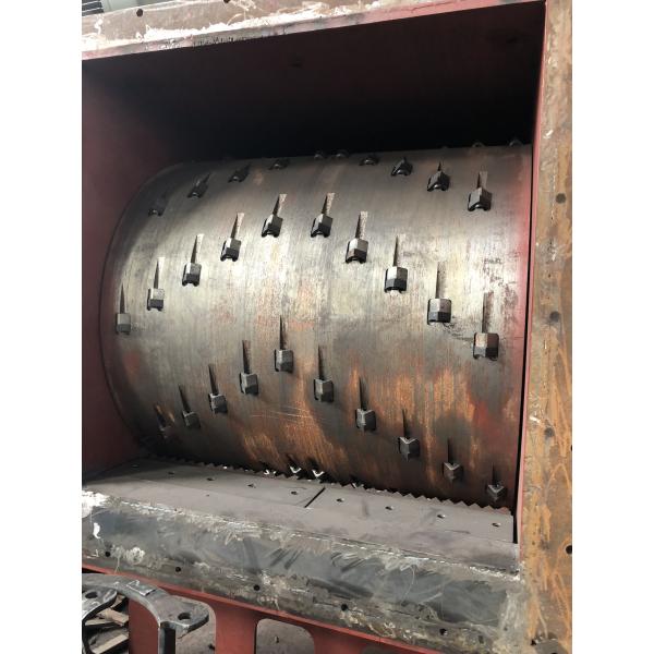 Single Shaft Industrial Plastic Shredder High Output For Waste Lumps Wove Bags