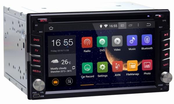 Ouchuangbo Pure Android 4.4 GPS Navigation for Universal Car DVD Multimedia Kit 3G Wifi Bluetooth OCB-2812C