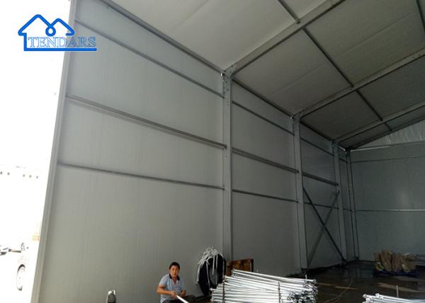 Tendas de armazenagem temporária de alumínio de PVC para uso industrial