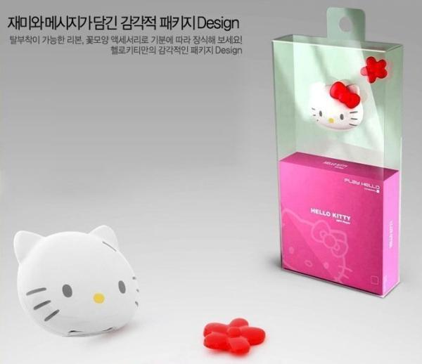 Leitor de mp3 bonito da forma de Hello Kitty