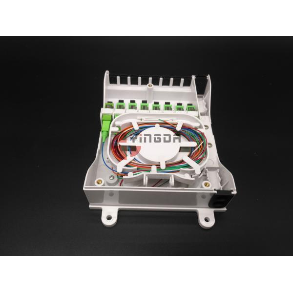 Крытым установленная стена коробки замка для канатов оптического волокна КПЭ 8 портов прекращенная распределением