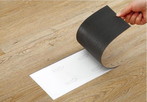 Waterproof 6×36 Inch  1.8mm Self Adhesive LVT Flooring