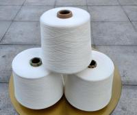 Fils de fibres acryliques 100% blancs bruts anti-pellets 2D × 51 mm