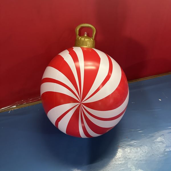 Inflatable Christmas Tree: Festive Decor with Colorful Ornaments & Star Topper—Portable, Quick-Inflate Holiday Decoration for Home/Parties