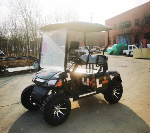2 passagers Nouveau chariot de golf électrique conçu avec pare-brise pliable 60V 3.5KW système AC